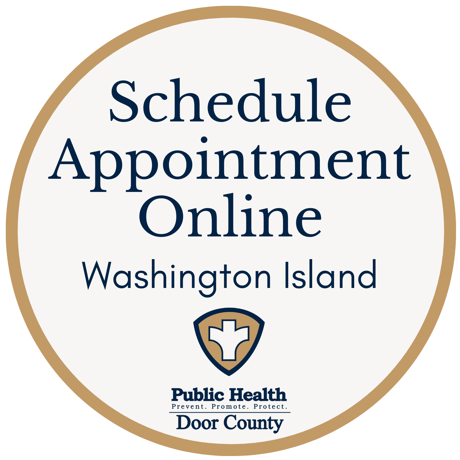 Schedule Appointment Online - Washington Island Opens in new window